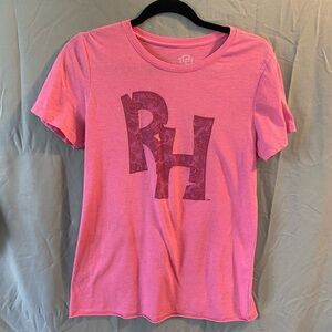 Pink Short Sleeve Graphic Tee - RH Logo